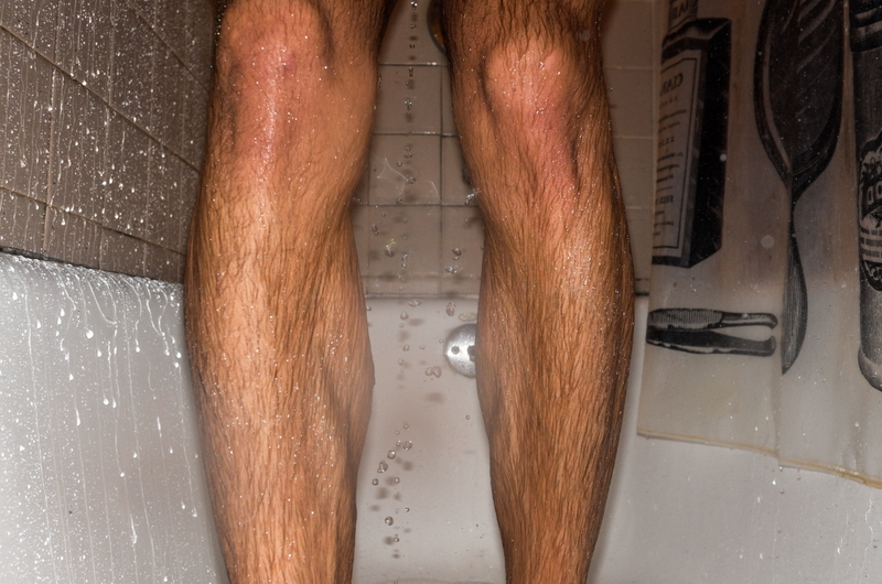 Me in the shower.